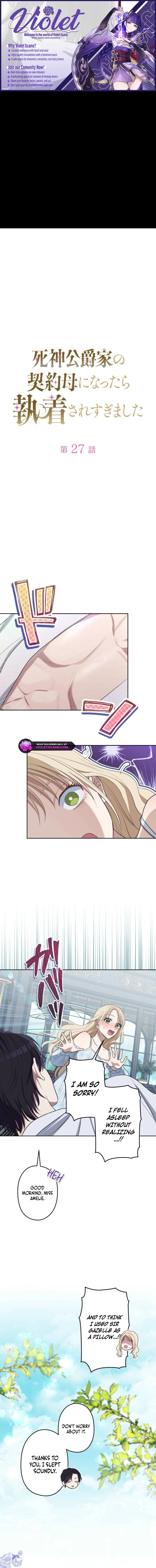 I Became the Contract Mother of the Grim Reaper Duke's Family, and They Became Obsessed With Me Chapter 27 page 1
