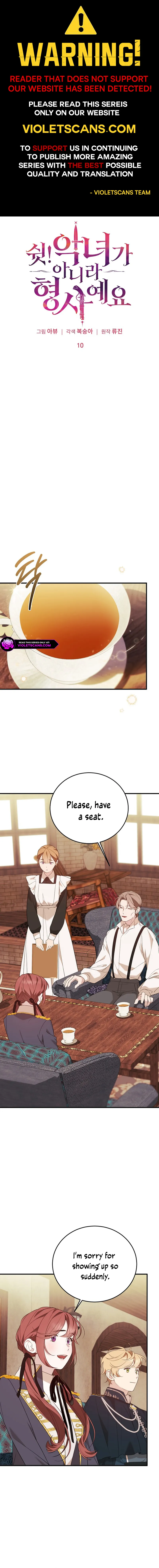 When the Villainess Turns Detective Chapter 10 page 1