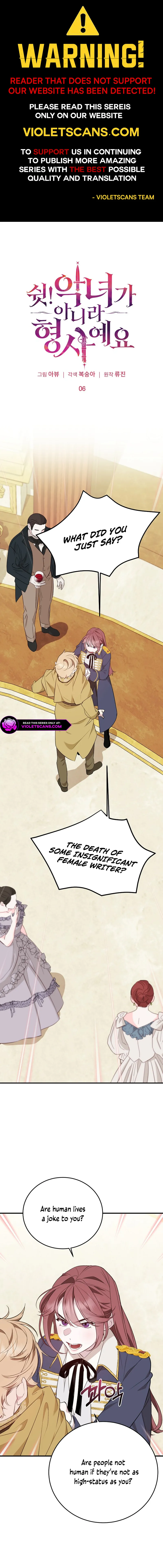 When the Villainess Turns Detective Chapter 6 page 1