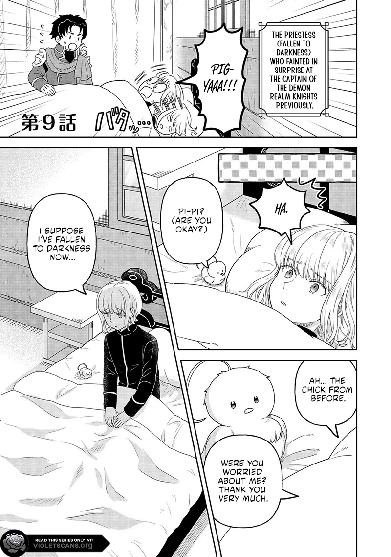 Seijo Dakedo Yami Ochi Shitara Hiyoko ni Narimashita! Chapter 9.1 page 2