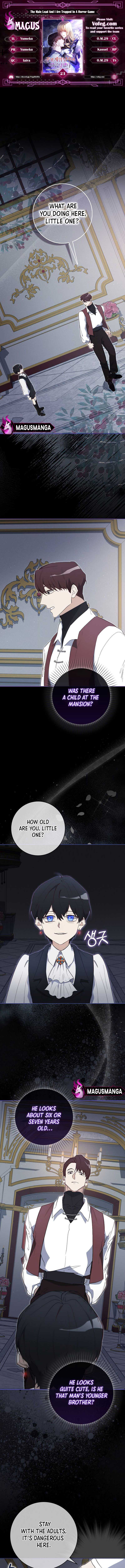 Trapped With the Male Lead in a Horror Game Chapter 23 page 1