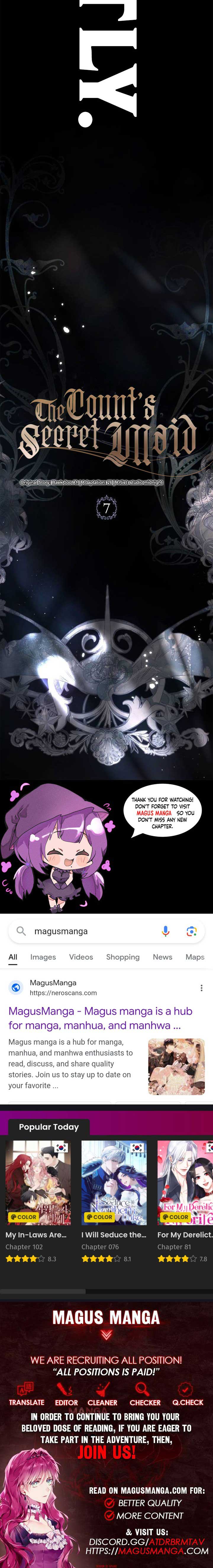 The Count's Secret Maid Chapter 7 page 11