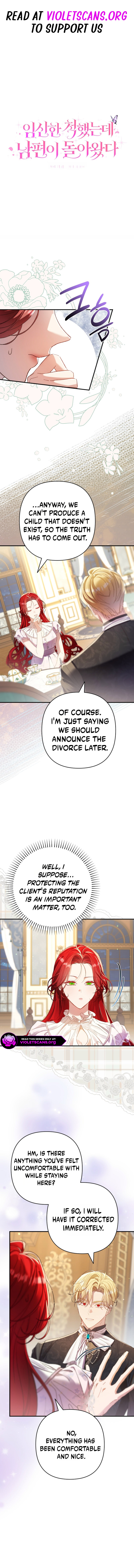 My Fake Pregnancy Brought My Husband Back Chapter 34 page 2