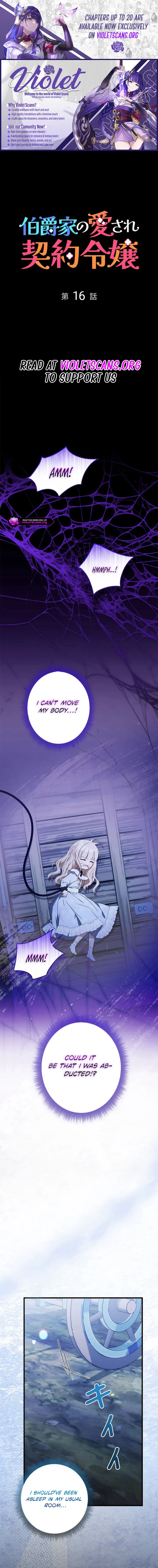 The Count's Beloved Contract Young Lady Chapter 16 page 1