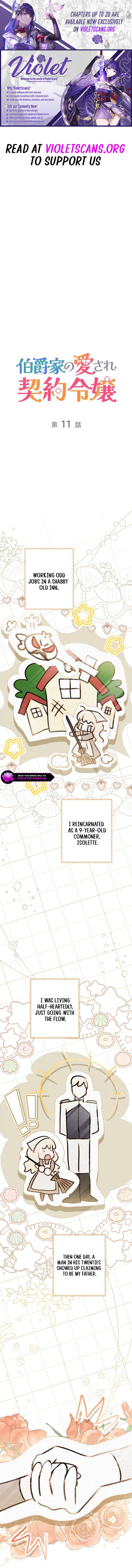 The Count's Beloved Contract Young Lady Chapter 11 page 1
