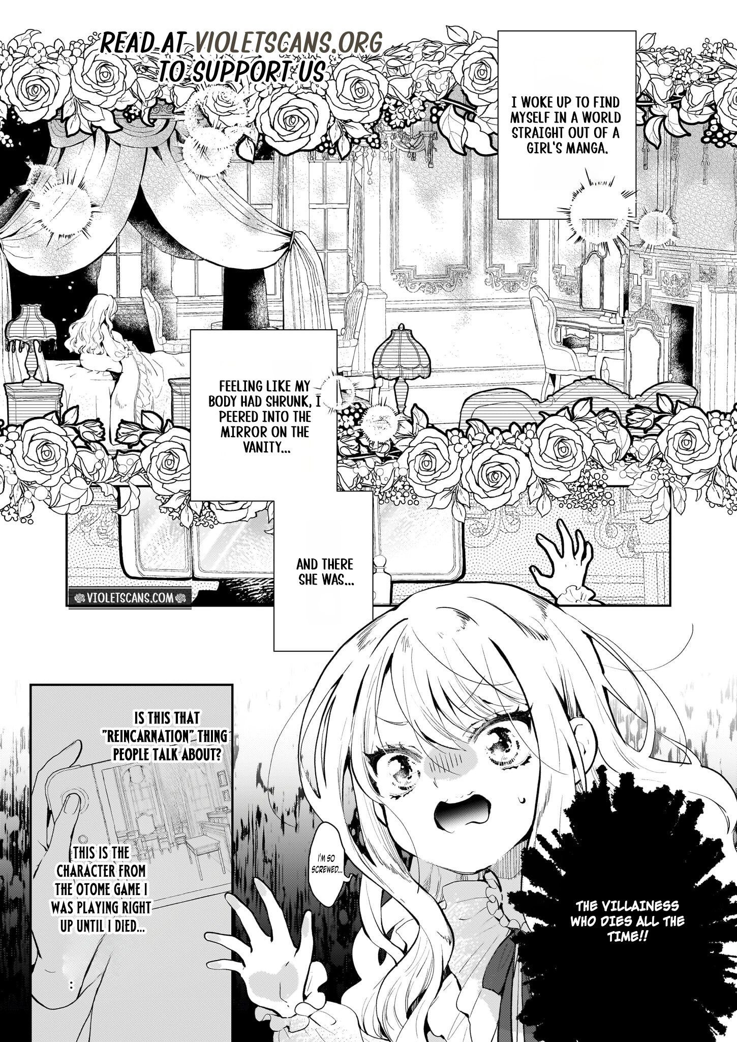 Akuyaku Reijou ni Nanka Narimasen. Watashi wa "Futsu" no Koushaku Reijou desu!: New Route! Chapter 1 page 2