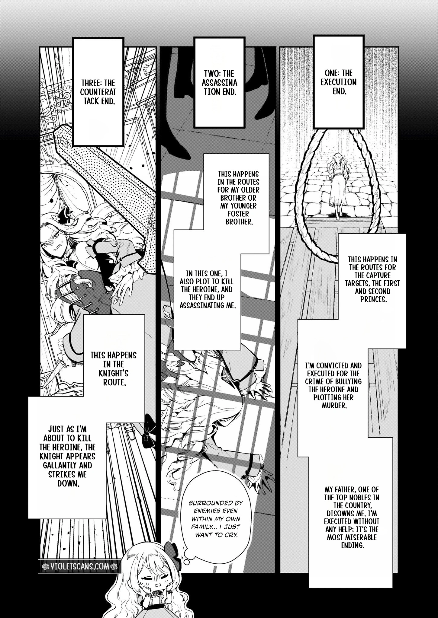 Akuyaku Reijou ni Nanka Narimasen. Watashi wa "Futsu" no Koushaku Reijou desu!: New Route! Chapter 1 page 8