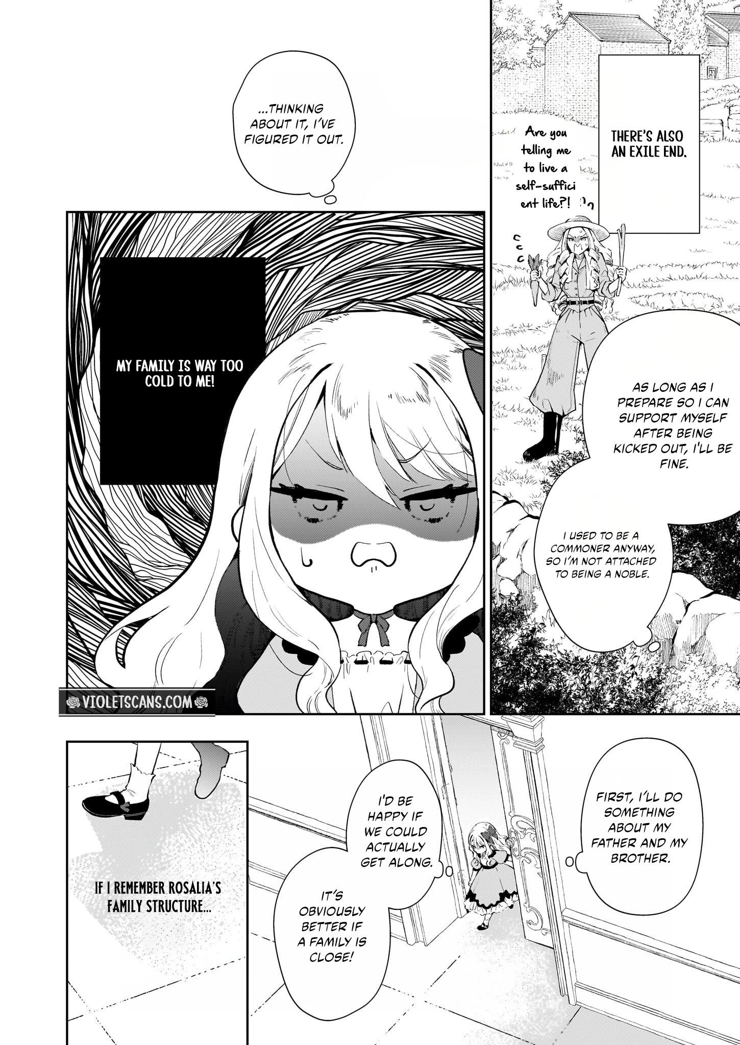 Akuyaku Reijou ni Nanka Narimasen. Watashi wa "Futsu" no Koushaku Reijou desu!: New Route! Chapter 1 page 9
