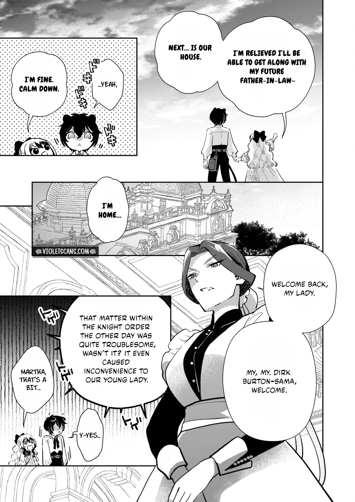 Akuyaku Reijou ni Nanka Narimasen. Watashi wa "Futsu" no Koushaku Reijou desu!: New Route! Chapter 7 page 21