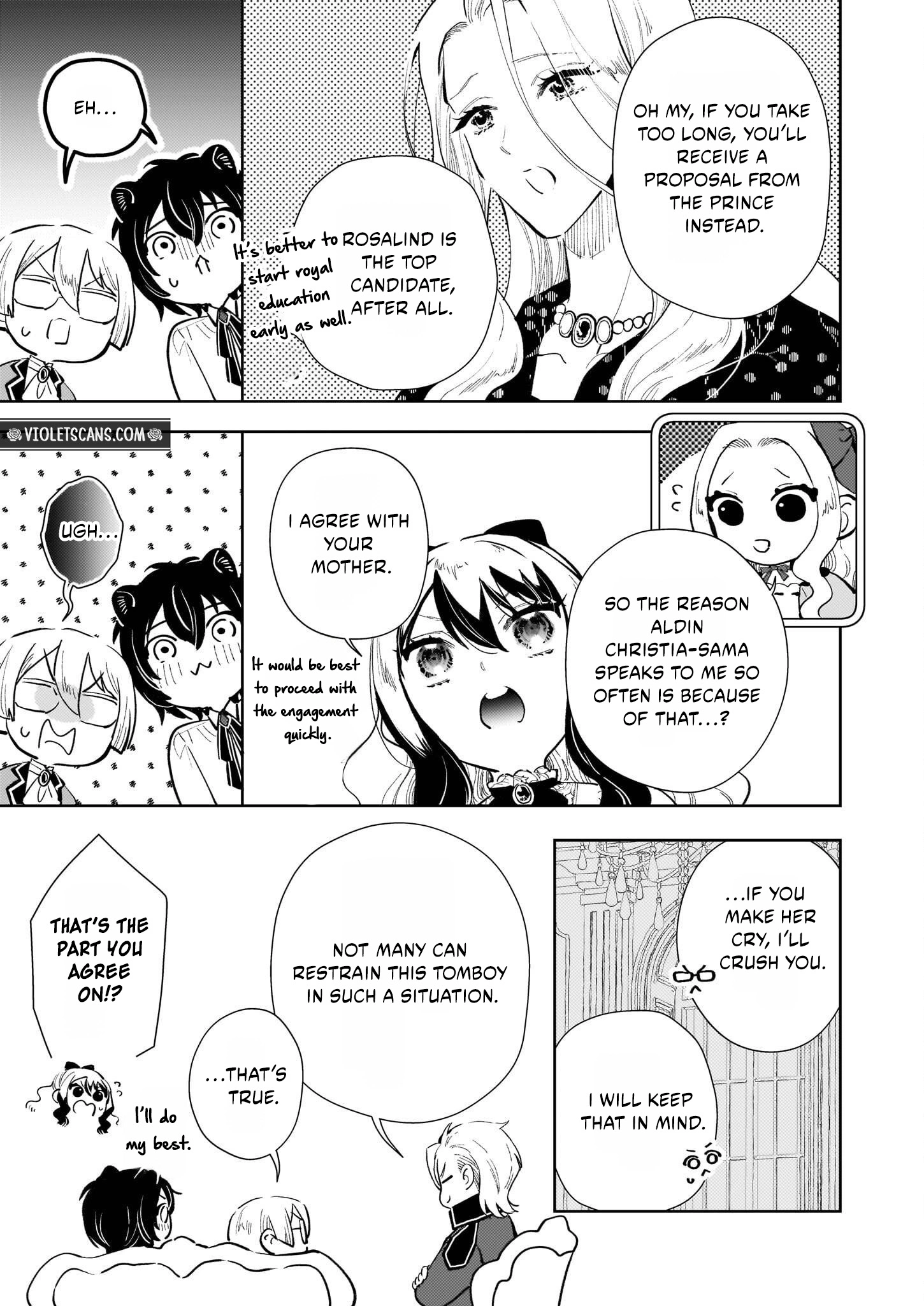Akuyaku Reijou ni Nanka Narimasen. Watashi wa "Futsu" no Koushaku Reijou desu!: New Route! Chapter 7 page 27