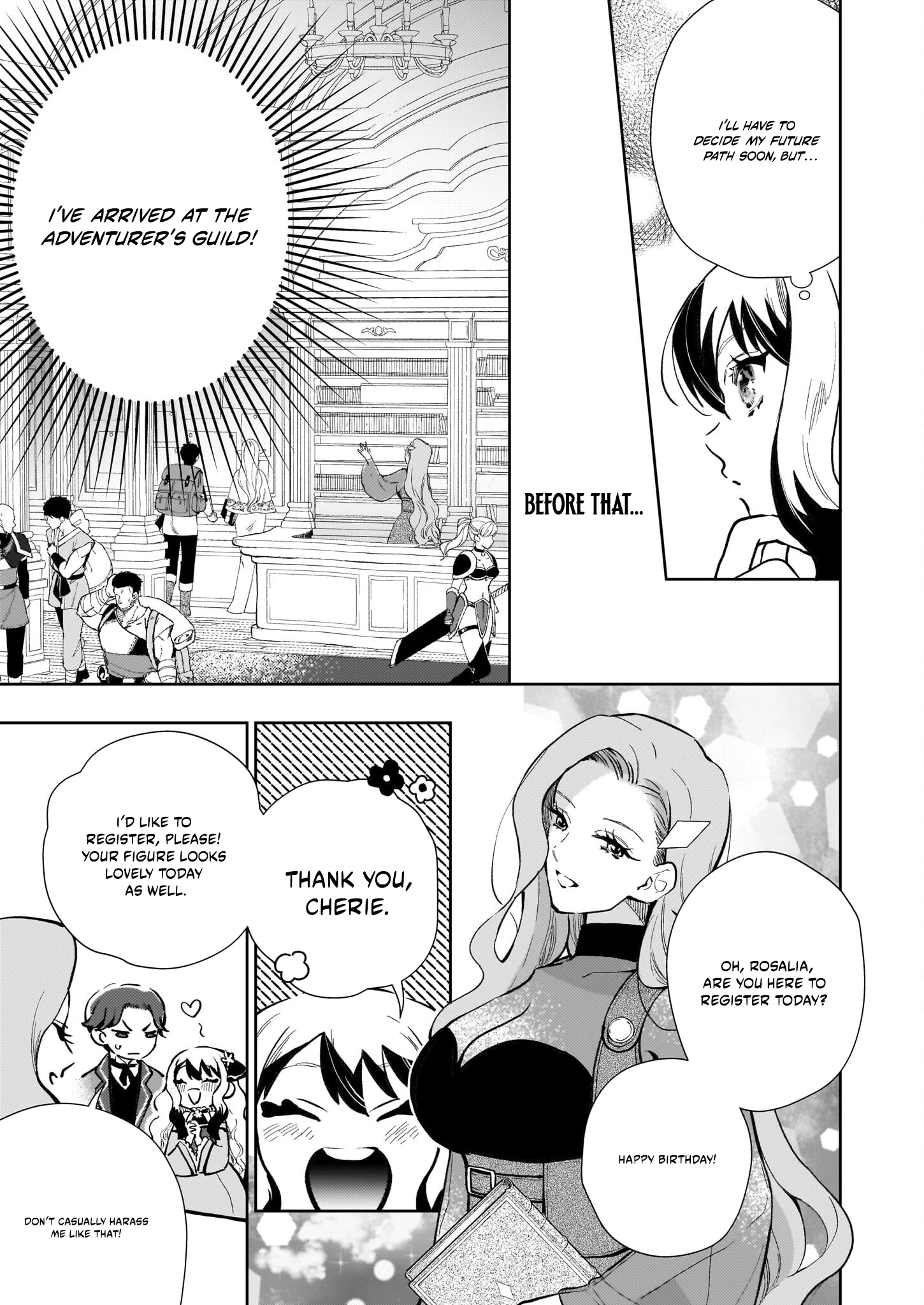 Akuyaku Reijou ni Nanka Narimasen. Watashi wa "Futsu" no Koushaku Reijou desu!: New Route! Chapter 9.1 page 6