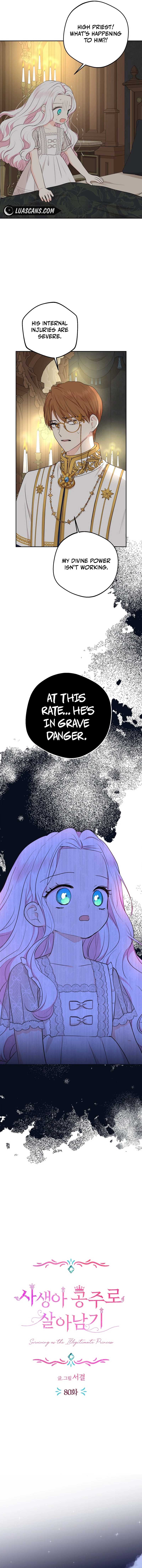 Surviving as the Illegitimate Princess Chapter 80 page 9