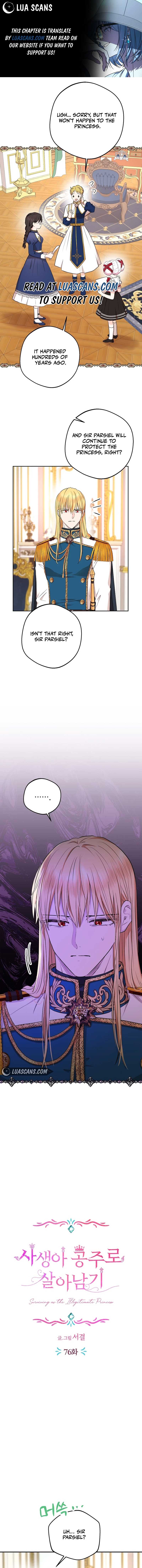 Surviving as the Illegitimate Princess Chapter 76 page 1