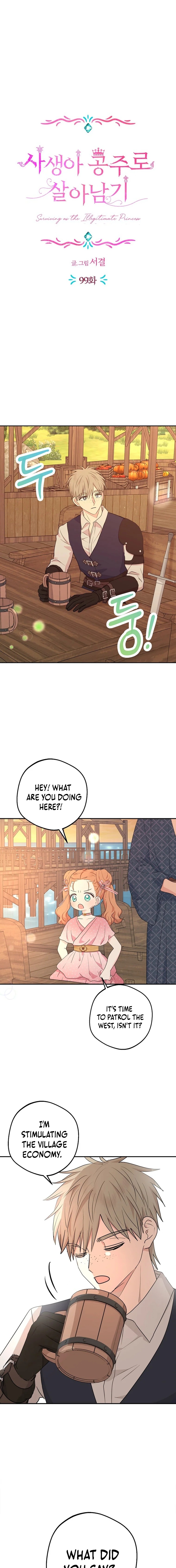 Surviving as the Illegitimate Princess Chapter 99 page 5