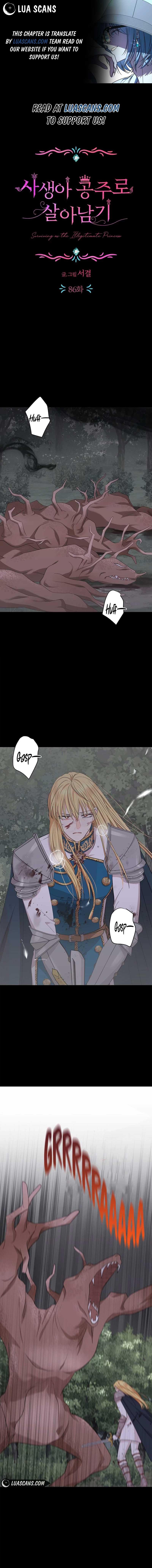 Surviving as the Illegitimate Princess Chapter 86 page 1
