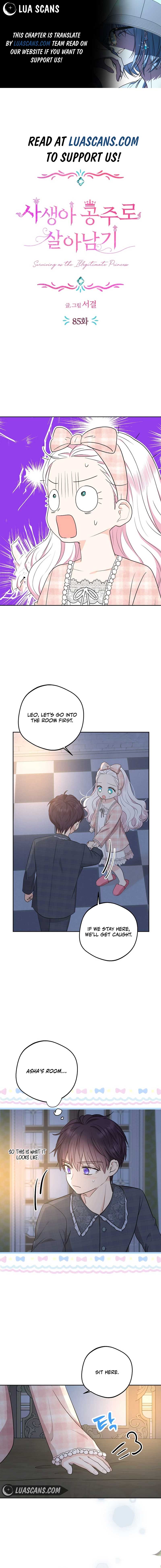 Surviving as the Illegitimate Princess Chapter 85 page 1