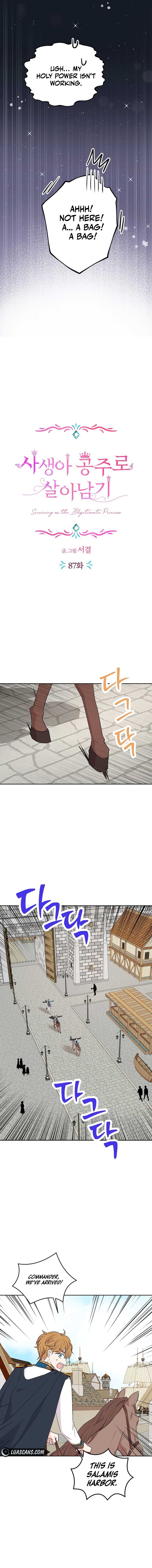 Surviving as the Illegitimate Princess Chapter 87 page 8