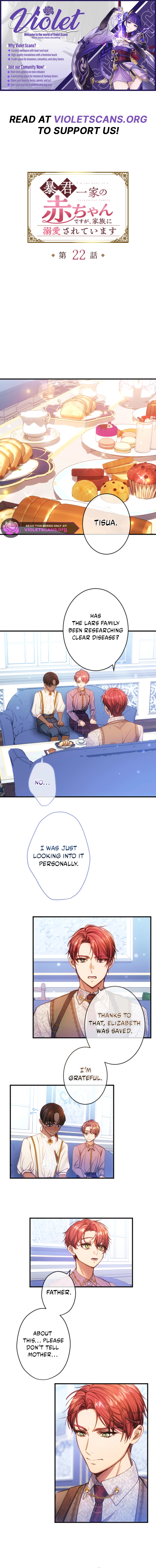Bou-kun Ikka no Aka-chan desu ga, Kazoku ni Dekiai Sarete Imasu Chapter 22 page 1