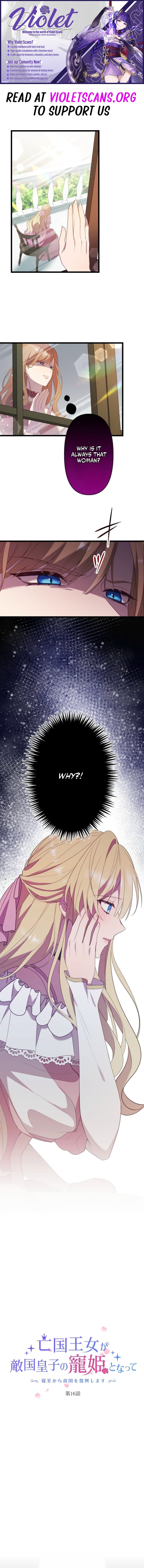 Boukoku Oujo ga Tekikoku Ouji no Chouki to Natte ~Shinshitsu kara Kokoku wo Fukkou Shimasu~ Chapter 16 page 1