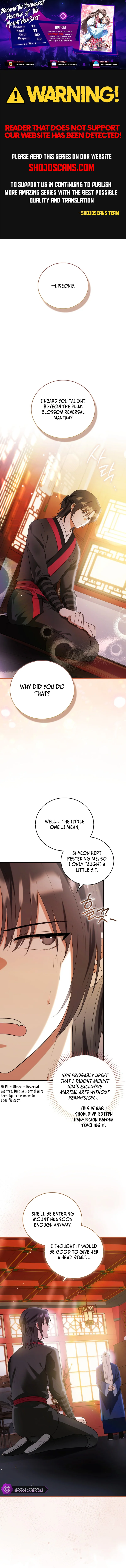 The Youngest Disciple of the Hwasan Sect Chapter 10 page 1