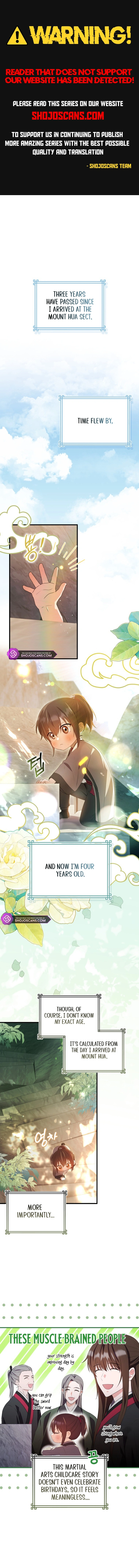 The Youngest Disciple of the Hwasan Sect Chapter 4 page 1