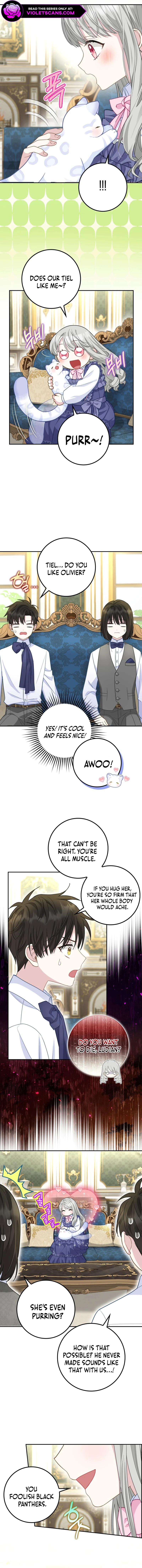 The Black Leopard Family's Snow Leopard Baby Chapter 22 page 6