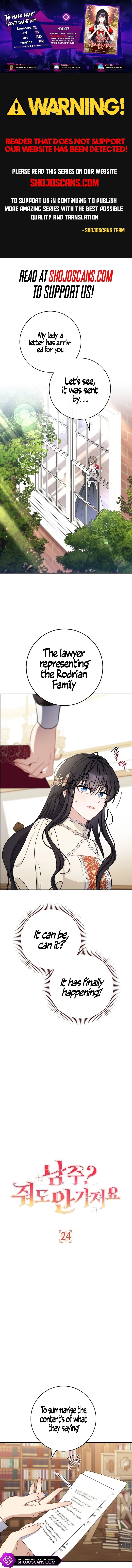 We Hate the Male Lead Chapter 24 page 1