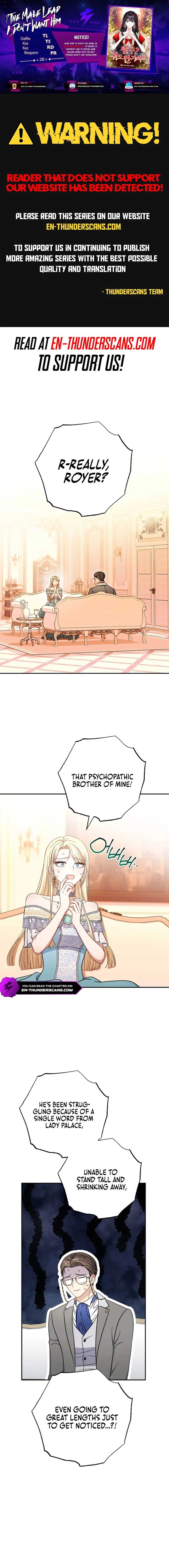 We Hate the Male Lead Chapter 28 page 1