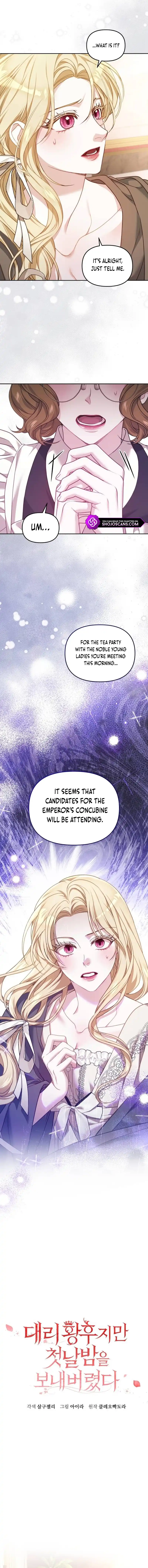 The Acting Empress Still Spends the First Night Chapter 8 page 3