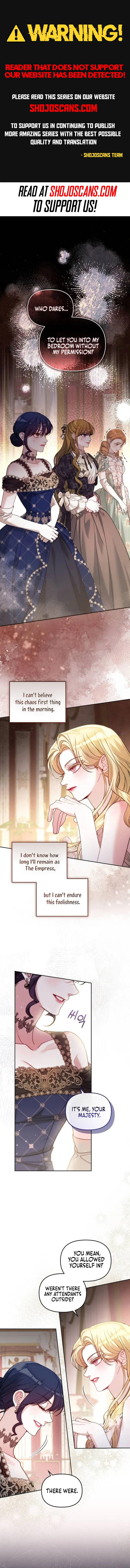 The Acting Empress Still Spends the First Night Chapter 4 page 1