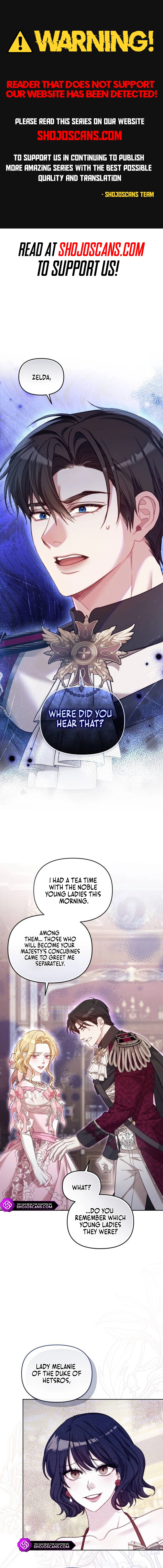 The Acting Empress Still Spends the First Night Chapter 9 page 1