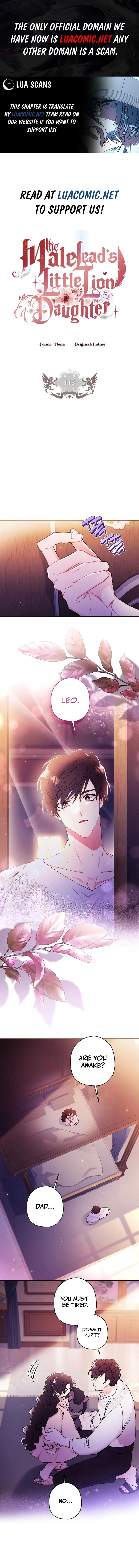 The Male Lead's Little Lion Daughter Chapter 118 page 1