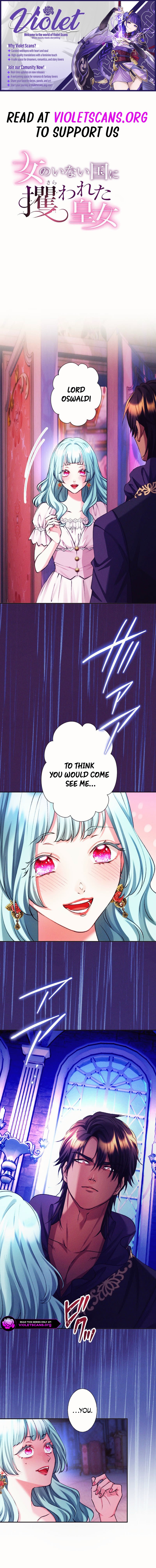 Onna no Inai Kuni ni Sarawareta Koujo Chapter 9 page 1