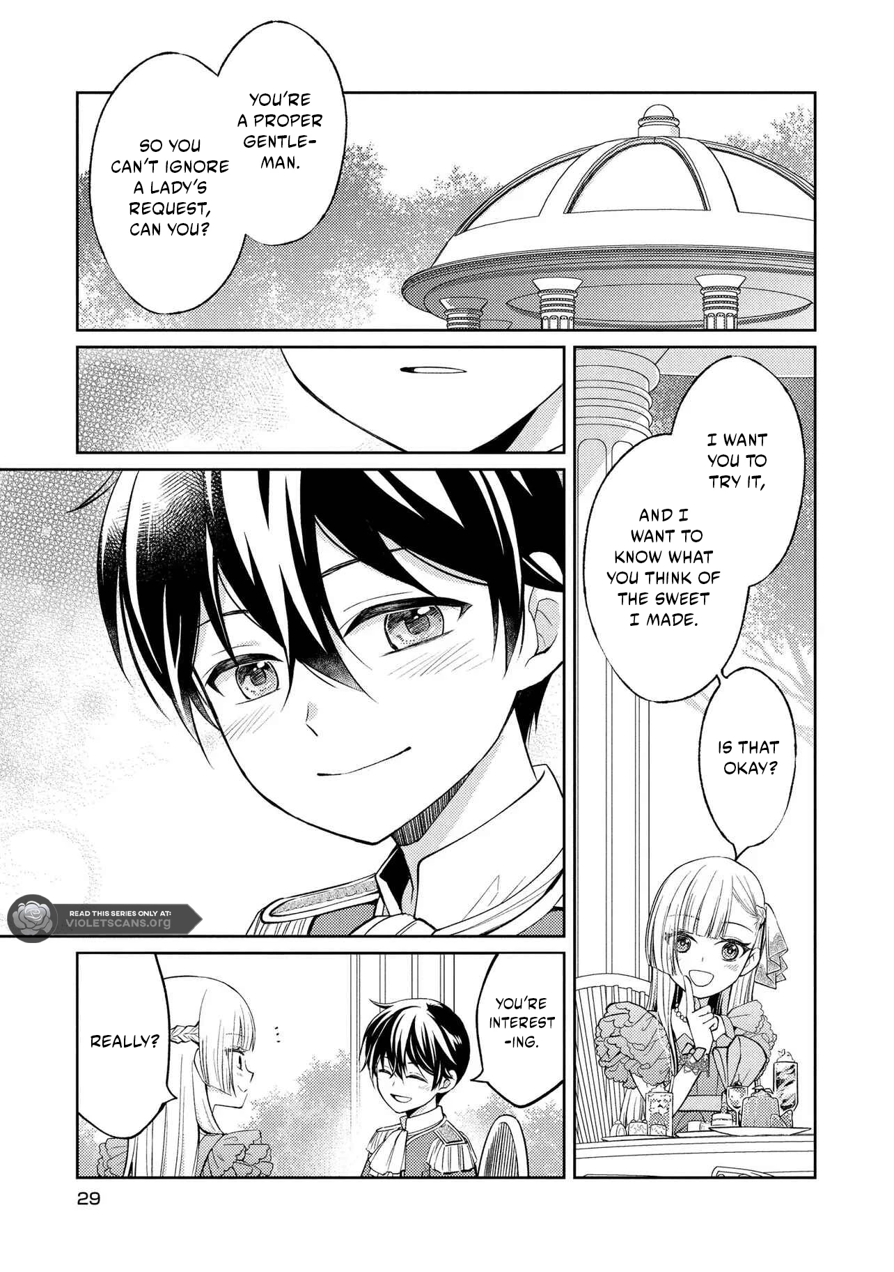 Akuyaku Reijou no Chocolatier wa Oshi no Kouryaku ni Yuukou Deshita Chapter 1.2 page 10