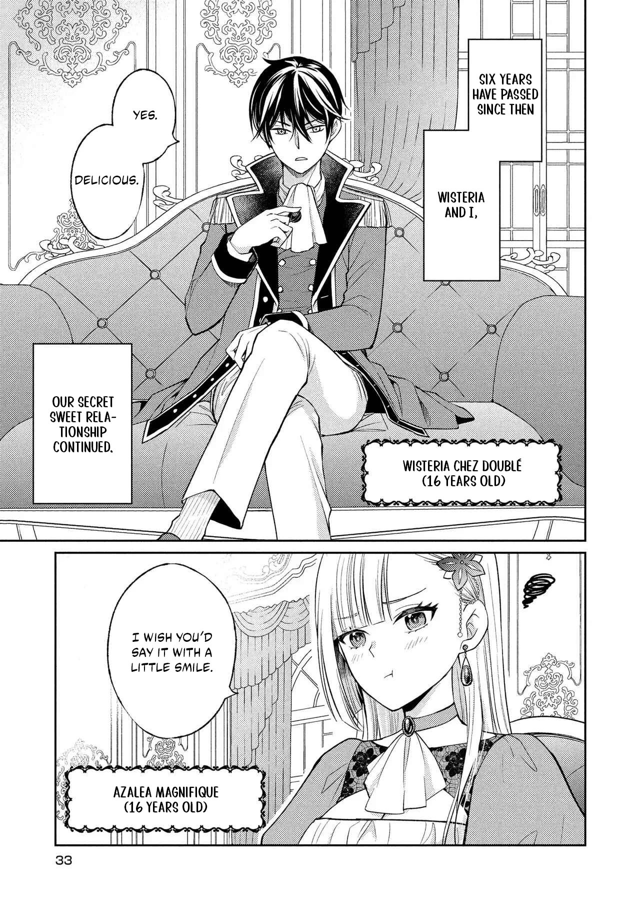 Akuyaku Reijou no Chocolatier wa Oshi no Kouryaku ni Yuukou Deshita Chapter 1.2 page 14
