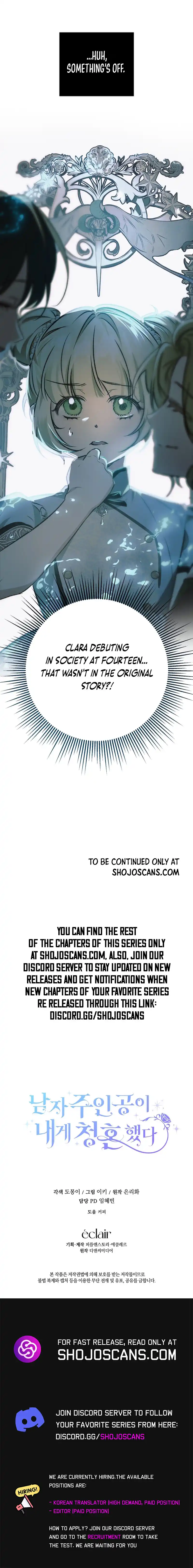 The Male Lead Proposed to Me Chapter 4 page 19