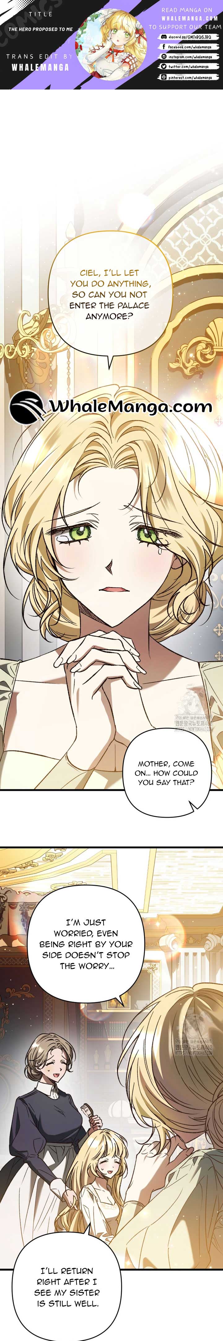The Male Lead Proposed to Me Chapter 32 page 1