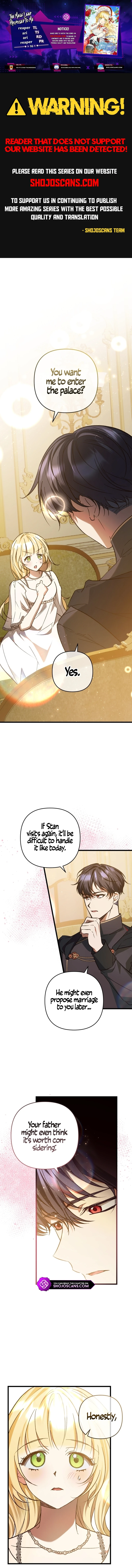 The Male Lead Proposed to Me Chapter 16 page 1