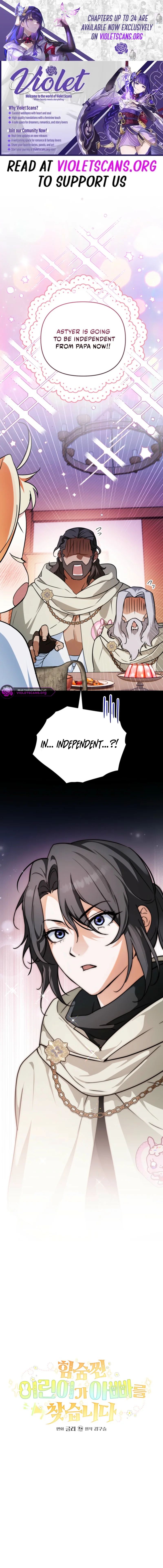 Secretly Strong and Searching for My Daddy Chapter 18 page 1