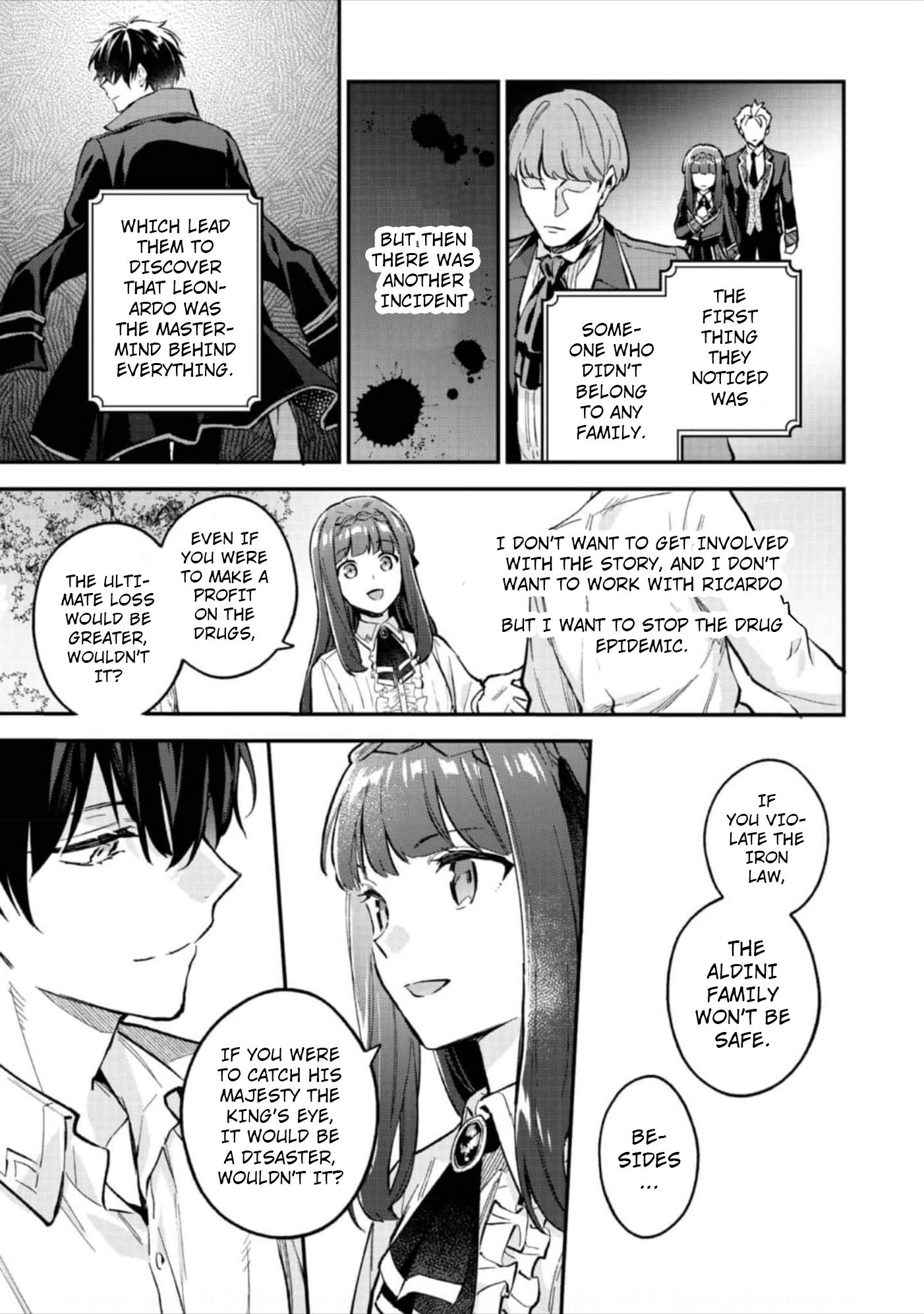 Akutou Ikka no Mana Musume, Tensei Saki mo Otome Game no Gokudou Reijou deshita.: Saijoukyuu Rank no Akuyaku-sama, Sono Dekiai wa Fuyou desu! @COMIC Chapter 7 page 12