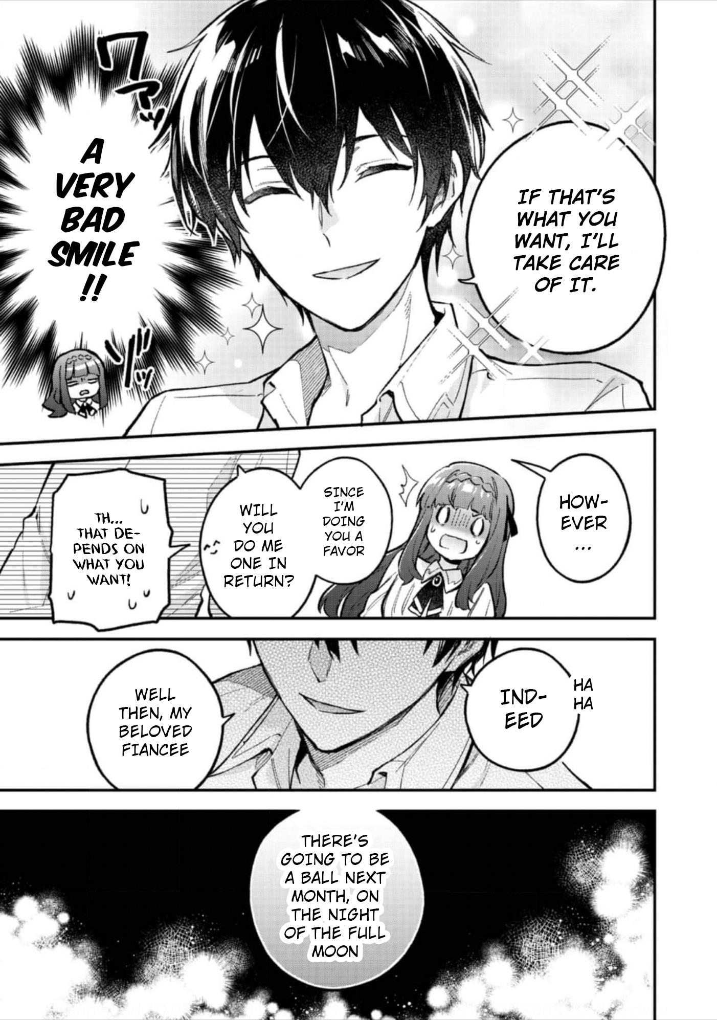 Akutou Ikka no Mana Musume, Tensei Saki mo Otome Game no Gokudou Reijou deshita.: Saijoukyuu Rank no Akuyaku-sama, Sono Dekiai wa Fuyou desu! @COMIC Chapter 7 page 14