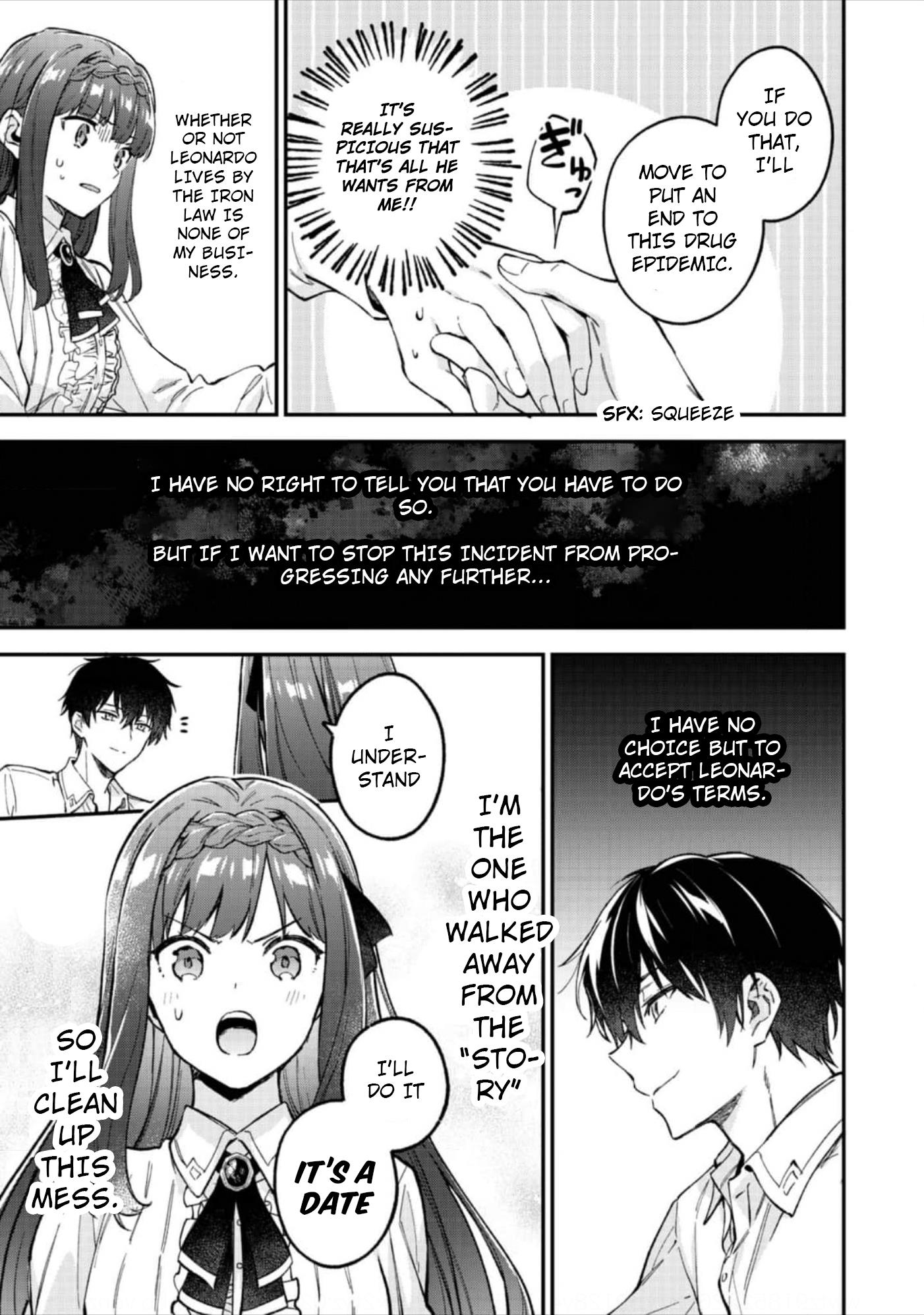 Akutou Ikka no Mana Musume, Tensei Saki mo Otome Game no Gokudou Reijou deshita.: Saijoukyuu Rank no Akuyaku-sama, Sono Dekiai wa Fuyou desu! @COMIC Chapter 7 page 16