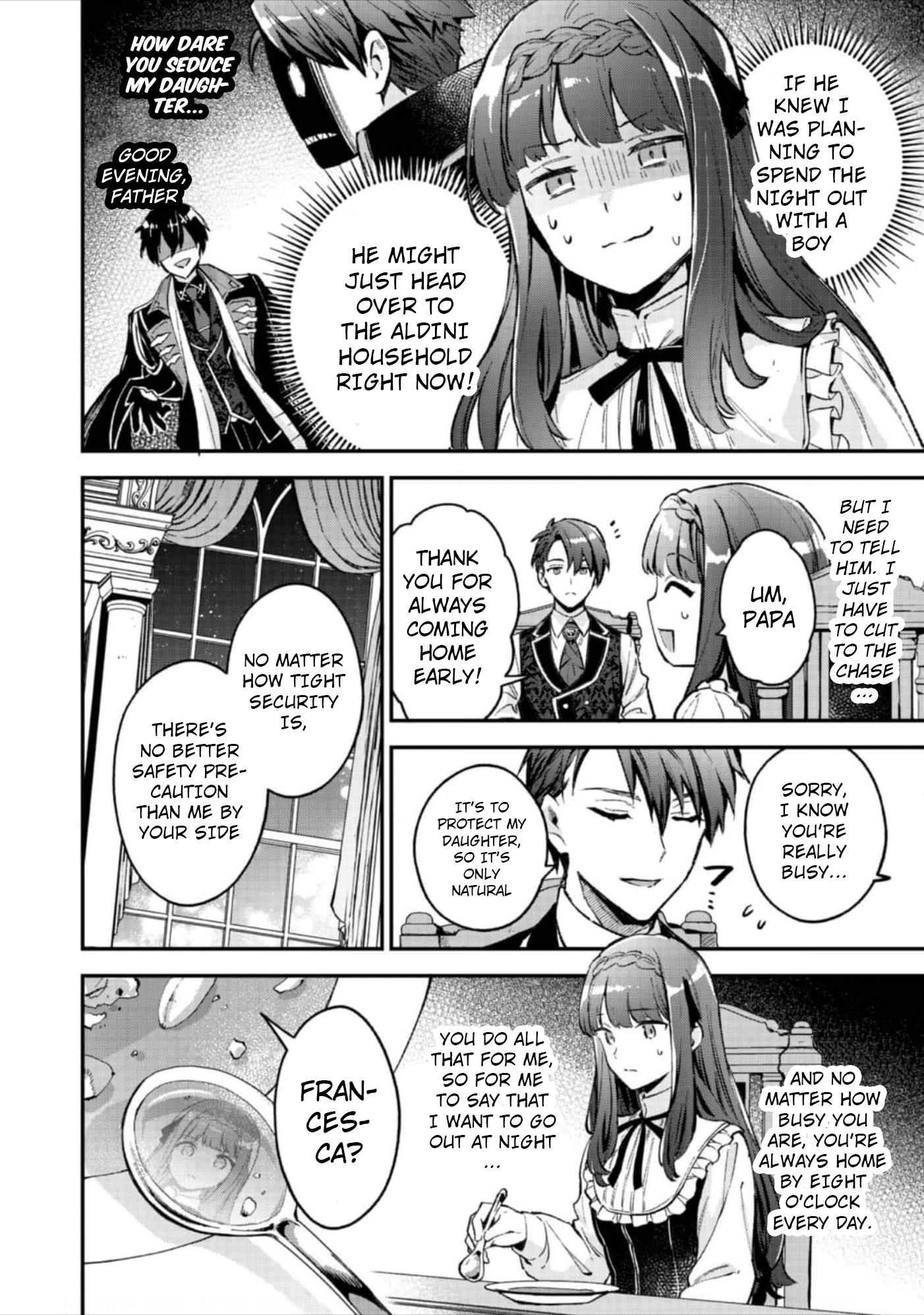 Akutou Ikka no Mana Musume, Tensei Saki mo Otome Game no Gokudou Reijou deshita.: Saijoukyuu Rank no Akuyaku-sama, Sono Dekiai wa Fuyou desu! @COMIC Chapter 7 page 21