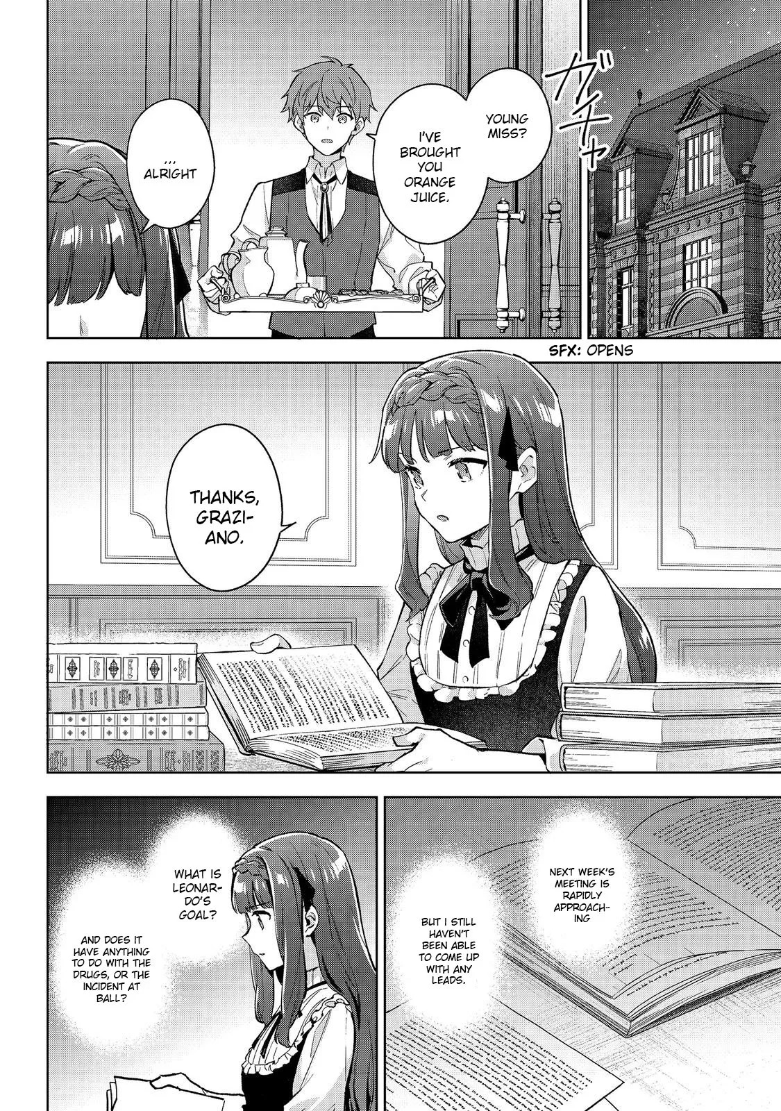 Akutou Ikka no Mana Musume, Tensei Saki mo Otome Game no Gokudou Reijou deshita.: Saijoukyuu Rank no Akuyaku-sama, Sono Dekiai wa Fuyou desu! @COMIC Chapter 24 page 16