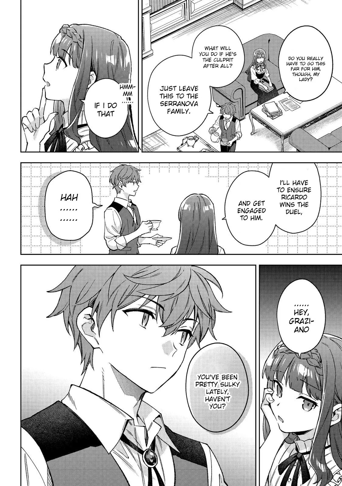 Akutou Ikka no Mana Musume, Tensei Saki mo Otome Game no Gokudou Reijou deshita.: Saijoukyuu Rank no Akuyaku-sama, Sono Dekiai wa Fuyou desu! @COMIC Chapter 24 page 18