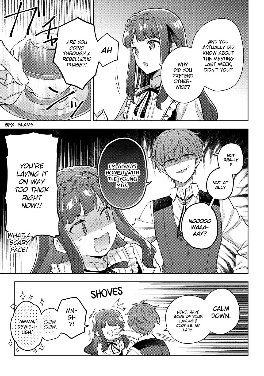 Akutou Ikka no Mana Musume, Tensei Saki mo Otome Game no Gokudou Reijou deshita.: Saijoukyuu Rank no Akuyaku-sama, Sono Dekiai wa Fuyou desu! @COMIC Chapter 24 page 19