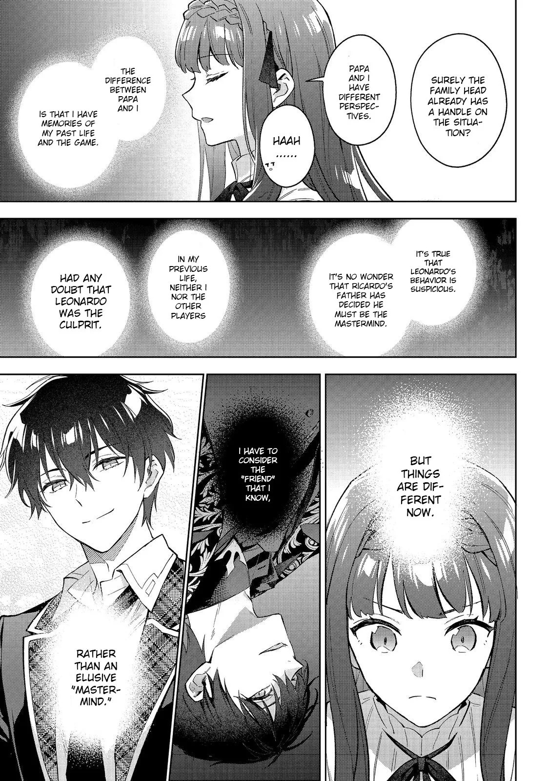 Akutou Ikka no Mana Musume, Tensei Saki mo Otome Game no Gokudou Reijou deshita.: Saijoukyuu Rank no Akuyaku-sama, Sono Dekiai wa Fuyou desu! @COMIC Chapter 24 page 21