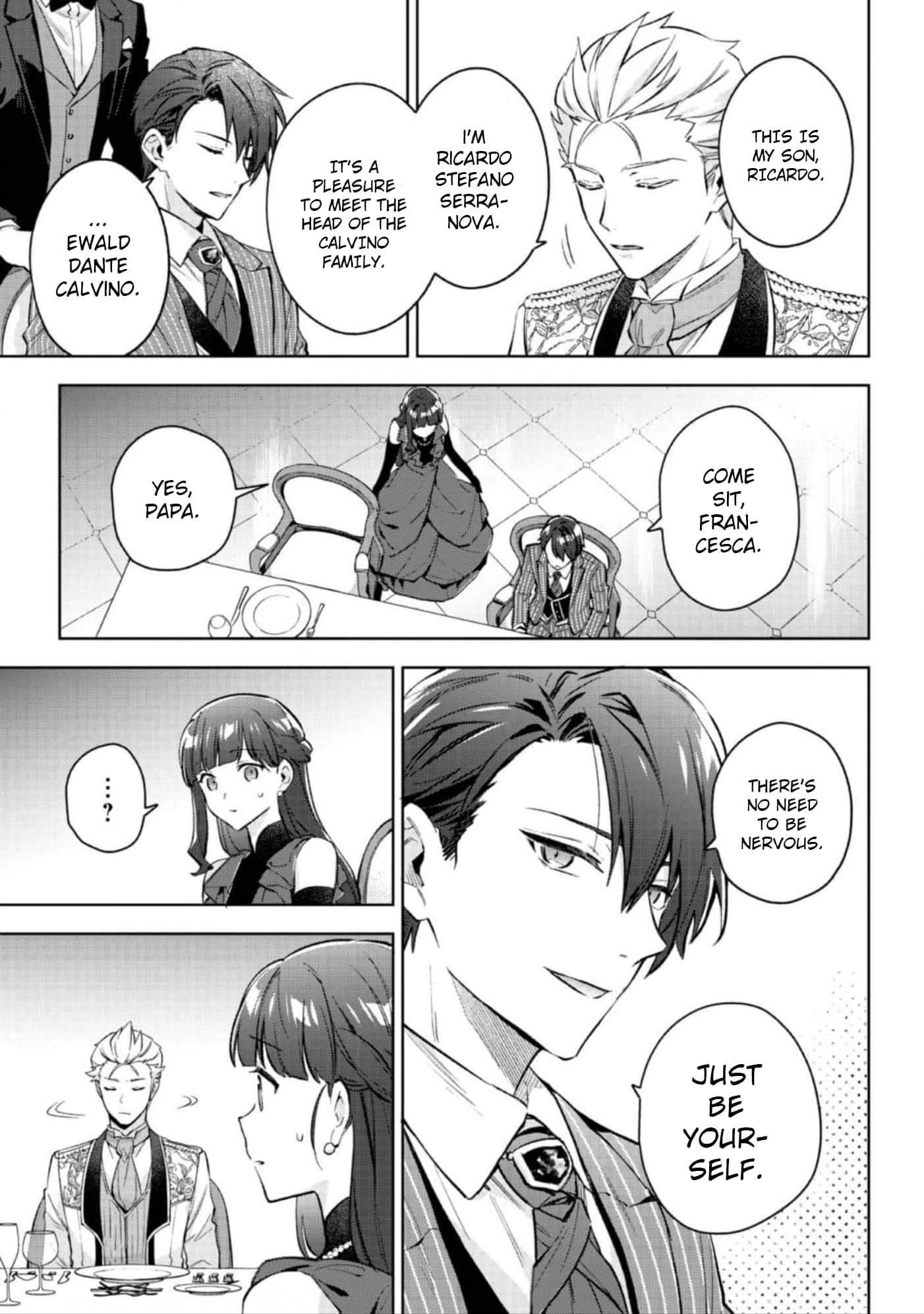 Akutou Ikka no Mana Musume, Tensei Saki mo Otome Game no Gokudou Reijou deshita.: Saijoukyuu Rank no Akuyaku-sama, Sono Dekiai wa Fuyou desu! @COMIC Chapter 21 page 6