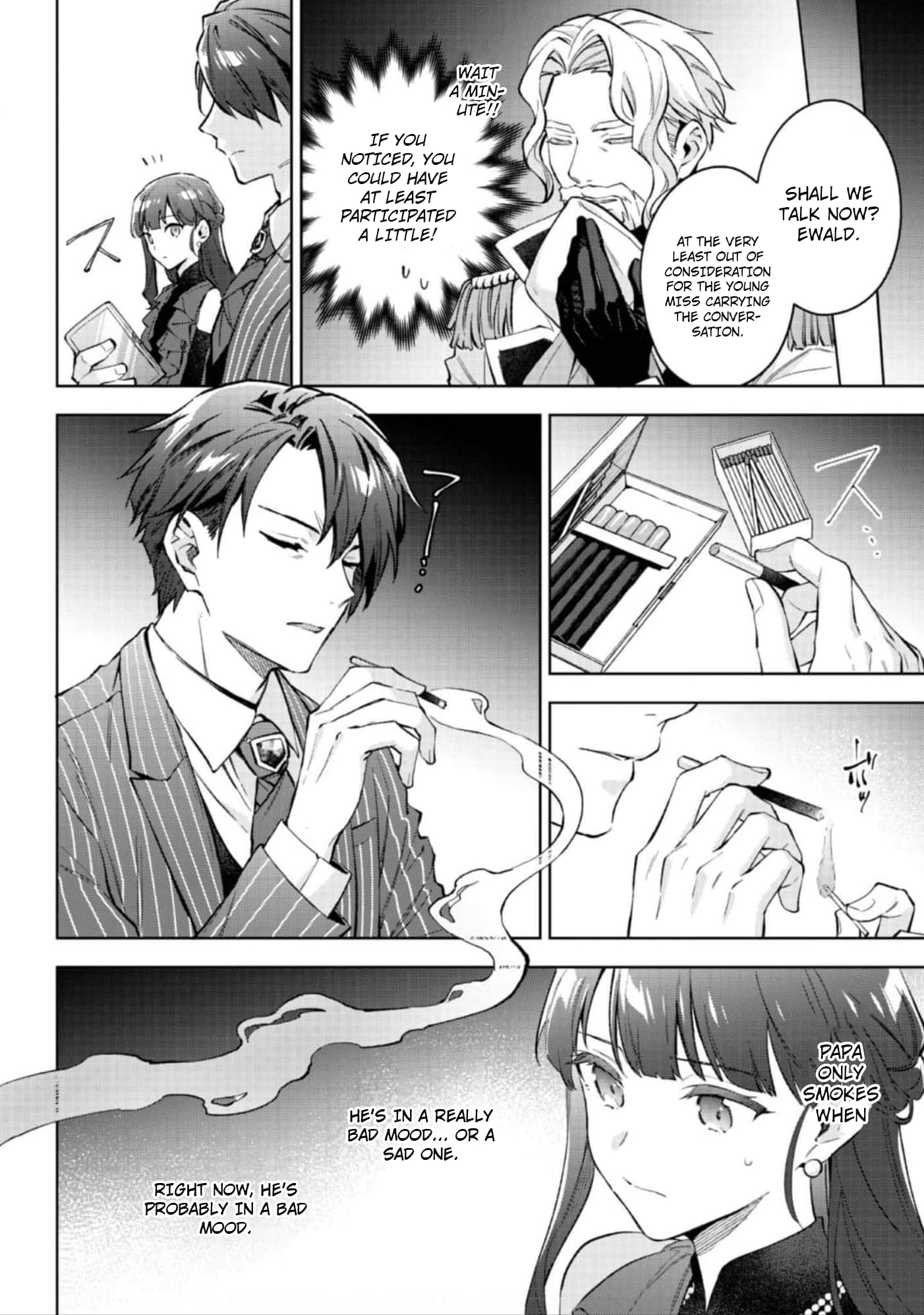 Akutou Ikka no Mana Musume, Tensei Saki mo Otome Game no Gokudou Reijou deshita.: Saijoukyuu Rank no Akuyaku-sama, Sono Dekiai wa Fuyou desu! @COMIC Chapter 21 page 9