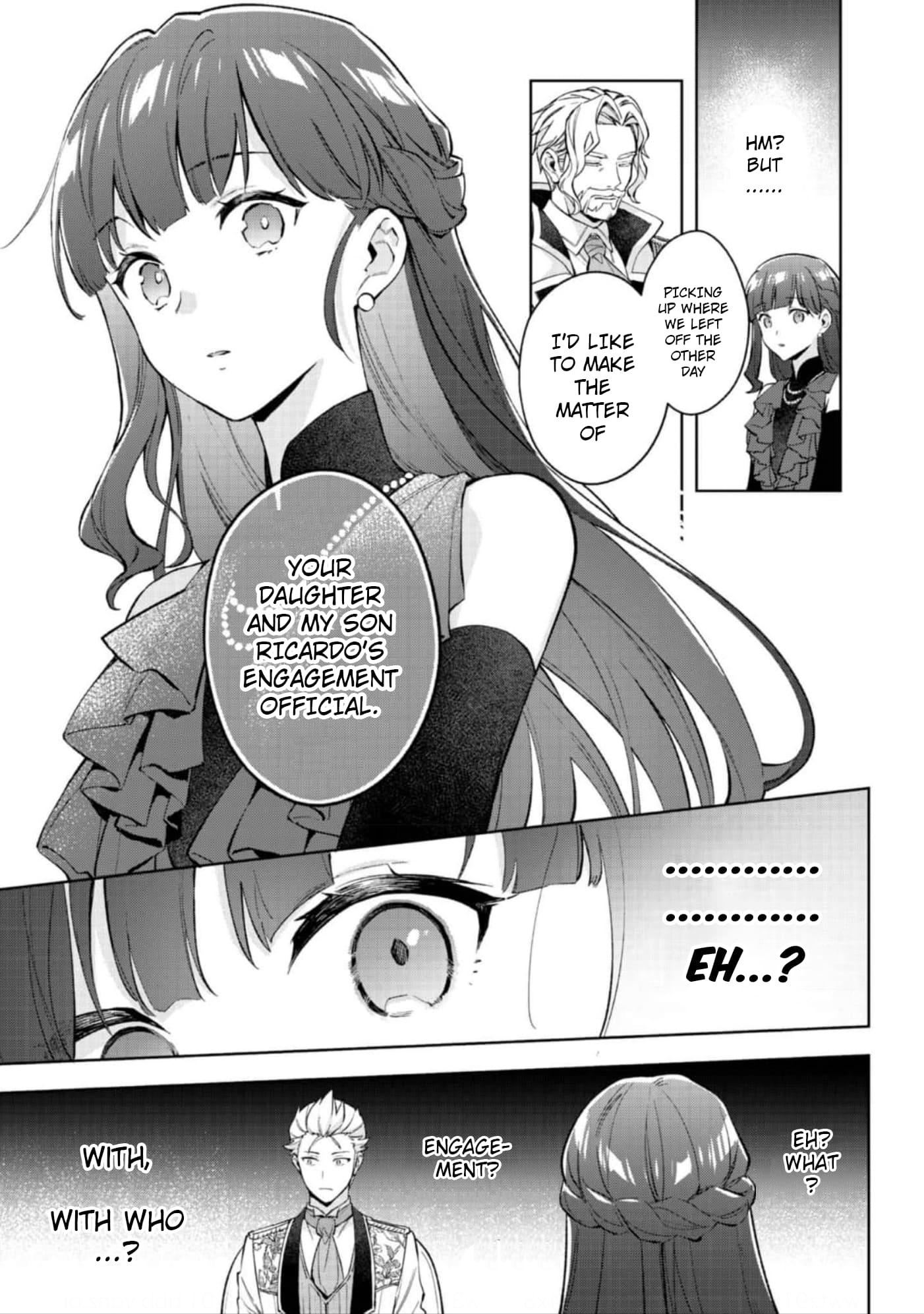 Akutou Ikka no Mana Musume, Tensei Saki mo Otome Game no Gokudou Reijou deshita.: Saijoukyuu Rank no Akuyaku-sama, Sono Dekiai wa Fuyou desu! @COMIC Chapter 21 page 10